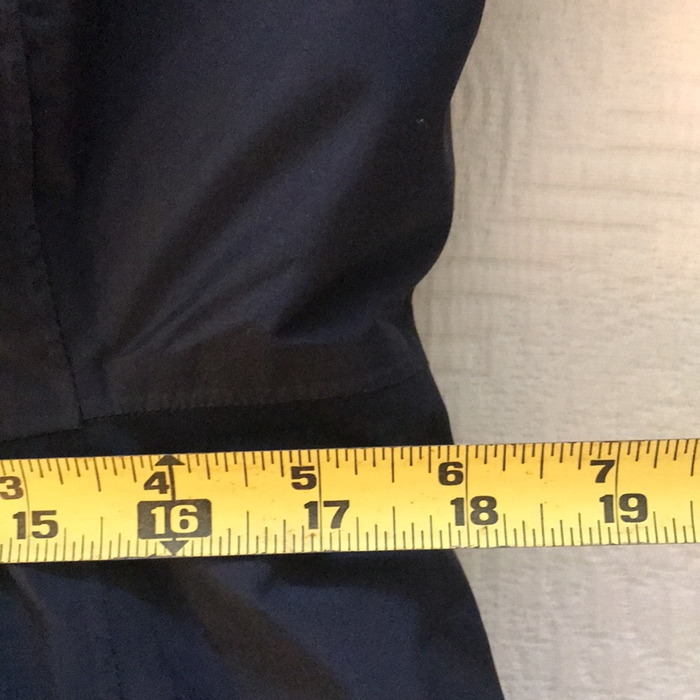 The North Face Down Filled Parka Hooded Coat Navy Blue A Line Size M - Picture 14 of 16